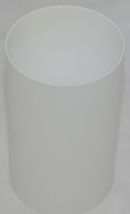 Unbranded Double Glass Cylindrical Glass Shade Frosted White Inside image 4