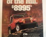 1989 Jeep Eagle Vintage Print Ad Advertisement pa11 - $6.92