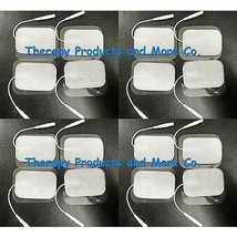 RECTANGULAR WIRED ELECTRODE PADS 2.5&quot;x1.7&quot; (16) FOR TENS DIGITAL ELECTRI... - $24.79