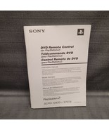 DVD Remote Control Playstation 2 PS2 Instruction Manual Booklet ONLY - $8.00