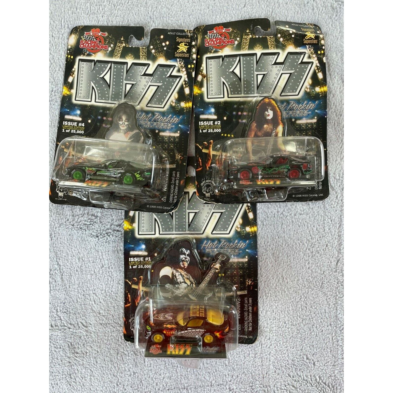 Racing Champions KISS Die Cast Hot Rockin Cat Man The Demon Star Child L... - £18.61 GBP