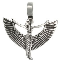 Jewelry Trends Egyptian Goddess Maat Isis Pewter Protection Pendant - £23.96 GBP