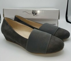 GC Eleanor Wedge womens shoes Gray New with box Size 9 slip on Flats Slides - £11.39 GBP