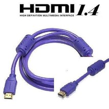 6 ft. HDMI v1.4 Premium Gold High Speed Cable for1080p HDTV,Blu-Ray,Xbox... - £19.16 GBP