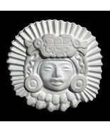 Ancient Aztec Inca Maya Mayan King sculpture plaque (white) replica repr... - $40.73 CAD
