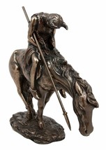 Ebros The End of Trail Bronze Finish Native American Warrior Figurine 7.5 H - $47.99