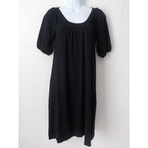 Mossimo Black Knit Shift Dress Women size Small Classic Minimalist Short... - £11.48 GBP