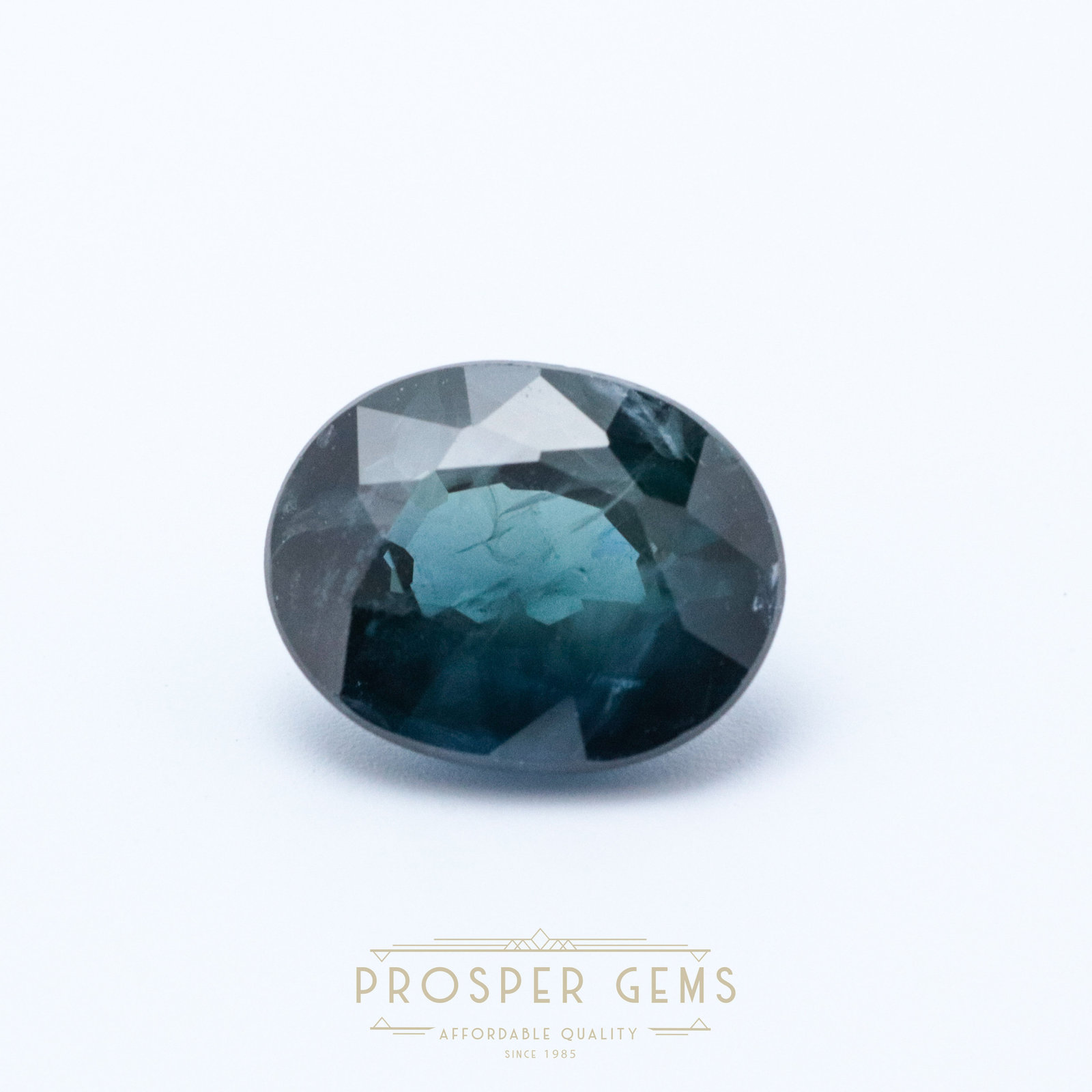 Primary image for 2.4cts, Natural Teal Sapphire Gemstone 9x7, September Birthstone, Precious Stone