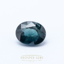 2.4cts, Natural Teal Sapphire Gemstone 9x7, September Birthstone, Precious Stone - £79.00 GBP