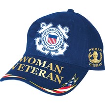 U.S. Coast Guard Woman Veteran Hat Cap Blue - $14.33