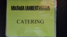 MIRANDA LAMBERT  ORIGINAL 9 X 11.5 &quot;LOCKED &amp; RELOADED&quot; BACKSTAGE TOUR  D... - €42,50 EUR