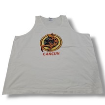 Cancun Tank Top Size XXL By Premium Tee Y2K Graphic Print Tank Top Graph... - $29.87