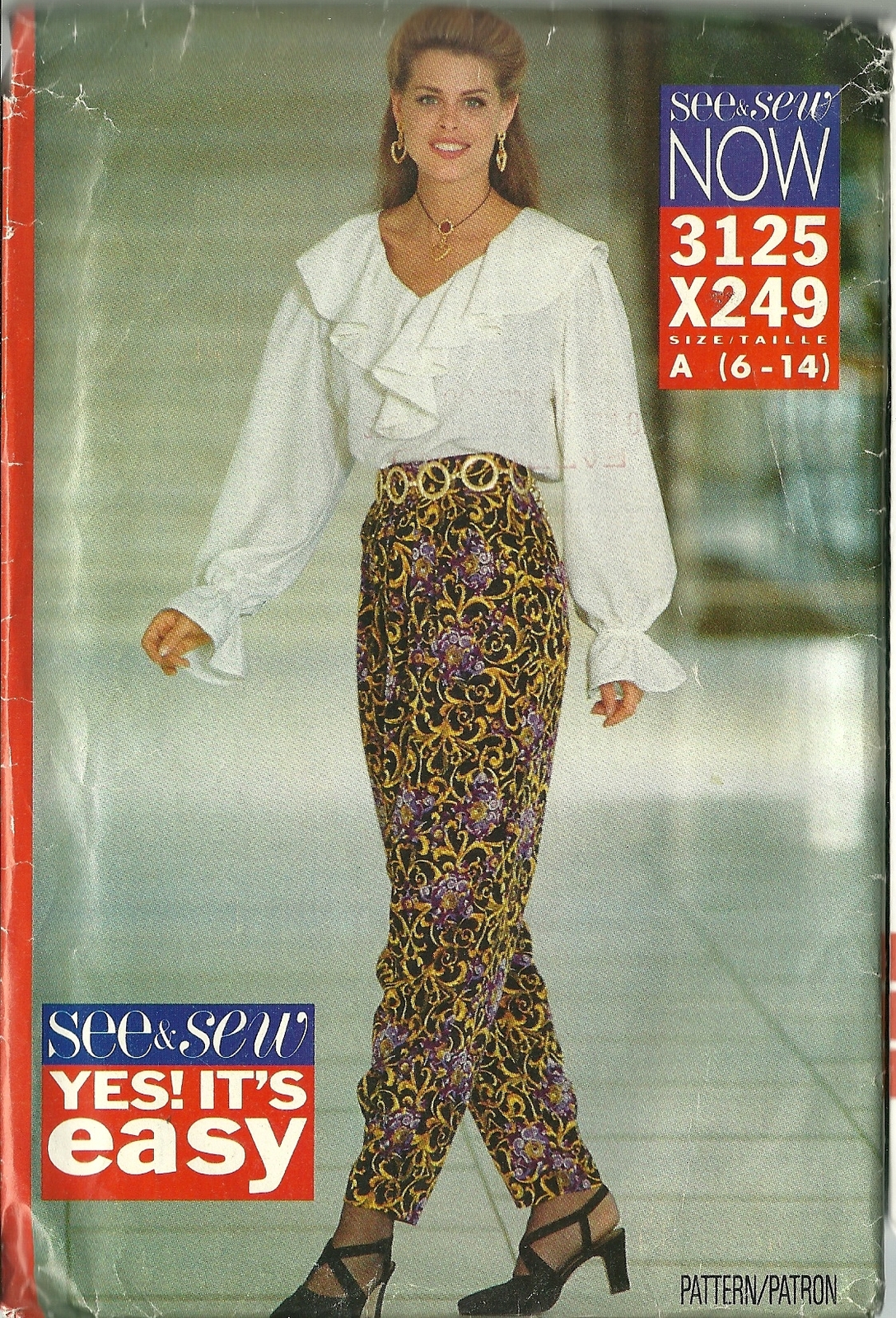 See And Sew Sewing Pattern 3125 X249 Misses Top Blouse Pants 6 8 10 12 14 New - $9.99