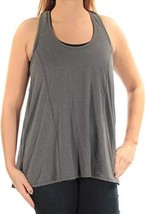 allbrand365 designer Womens Mesh Racerback Swing Tank Top Color Charcoal Size L - £31.26 GBP