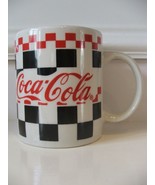 Gibson Coca Cola Coffee Cup Mug Red Black on White Background China Dinn... - $22.28