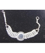 Alpaca silver bracelets, jewelry with a river stone  - $13.00