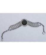 Alpaca silver bracelets, jewelry with a river stone - £10.39 GBP