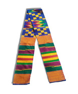 Kente Handwoven Stole Kente Sash Asante Scarf African Art African Textile Cloth - $41.05 CAD