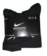 Nike Everyday Cushion Crew Socks Large Us size Men 9 Woman’s - Pack of 6... - $468.15 MXN