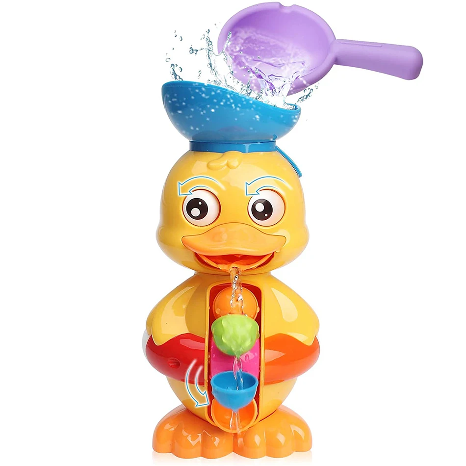 Baby Bath Toys For Kids Water Spray Whale Sucker Shower Swimming Pool Wa... - $11.24+