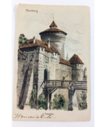 NURNBERG FRAUENTHOR Signed by Artist POSTCARD Unposted Unsent - $6.83