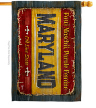 Maryland Vintage - Impressions Decorative House Flag H140965-BO - £29.09 GBP