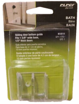 Prime-Line M 6111 Shower Door Bottom Guide, Sliding, Acrylic, Clear - $5.94