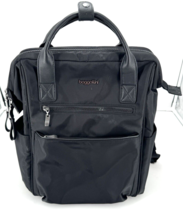 Baggallini Soho Backpack Black Laptop Purse Bag Carry On Travel RFID EUC - £47.59 GBP