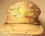 Vintage AT&amp;T Hat Cap Camouflage Call Before You Dig Snapback Made in USA... - $17.81