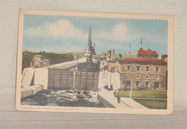 Postcard Locks at Sault St. Marie Ontario - £9.17 GBP
