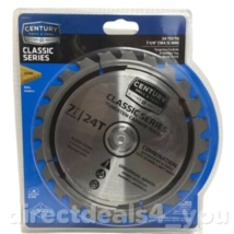 CENTURY DRILL &amp; TOOL 09207 7-1/4&quot;,24T Carbide Combo Saw Blade - £14.76 GBP