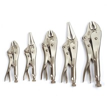 WORKPRO 5-Piece Locking Pliers Set(5/7/10 inch Curved Jaw Pliers,6.5/9 inch Long - £44.82 GBP