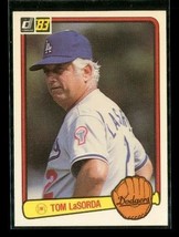 Vintage 1982 Donruss Baseball Trading Card #136 Tom Lasorda La Dodgers Manager - $9.64