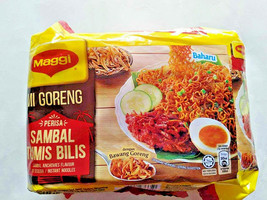  4 PACKS NEW MAGGI SAMBAL TUMIS Spicy Instant Noodle  Universal Chili Paste - £13.00 GBP+