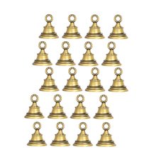 Indian Brass Bells Jingle Bells for Home Door Décor, Crafts, Chimes, Christmas D - £107.22 GBP