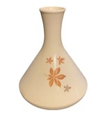 Vintage 1960&#39;s Taylor Smith Taylor Autumn leaves Wide Bottom Carafe/Vase - $17.60