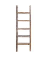 Decorative Ladder - Reclaimed Old Wooden Ladder 4 Foot Rustic Barn Wood - $65.63 CAD