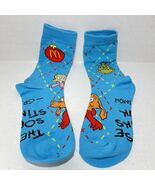 2025 McDONALD'S Grinch Socks Christmas Adult Happy Meal Blue Socks - $15.00