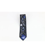 Vintage 90s Ralph Marlin Spell Out Toronto Maple Leafs Hockey Neck Tie USA - $34.05 CAD