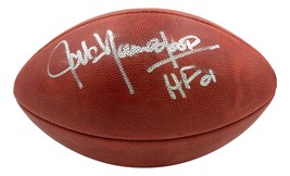 Jack Youngblood Los Angeles Rams Signed Wilson NFL Duke Football HF 01 F... - £129.70 GBP