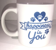 Coffee Mug Cup-Happiness Is You-Free Gift Wrap-Office Home Gift Work-NEW-SHIP24H - £15.56 GBP