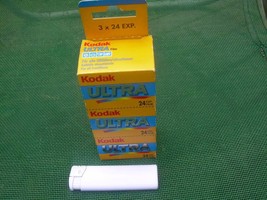 Vintage Kodak Ultra 400 24 Exp. Color Film Expired 2004/04 3 Rolls Pack #1 - $14.84