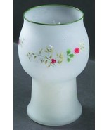 Glass Pillar Float Candleholder in Winterberry by Pfaltzgraff - £18.00 GBP