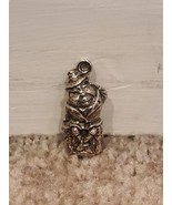 Vintage Reed &amp; Barton Humpty Dumpty Silver Plated Charm Pendant for Neck... - $34.99