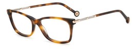 CAROLINA HERRERA HER-0198 Eyeglasses Eye Glasses GOLD 2IK HVNA Authentic... - $245.72