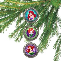 Disney Little Mermaid ARIEL 3D Bottle Cap Christmas Ornament - $133.40 MXN