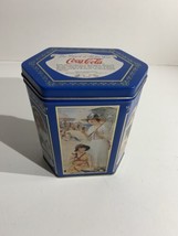Advertisement Coca Cola Empty Tin The Drink Of All The Year Tindex Sales - $14.54