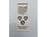 Vintage 1983 Ohio Turnpike Map Brochure - $35.63