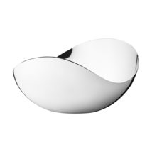 Bloom by Georg Jensen Stainless Steel Tall Mirror Bowl Large - New - $157.41