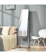 2-in-1 Jewelry Storage Cabinet Full Length Mirror in Gray Wood Finish - $3,560.07 MXN